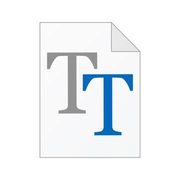 File computer document icon isolated on white background Stock Illustration