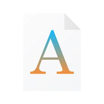 File computer document icon isolated on white background Stock Illustration