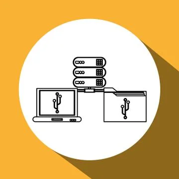 File design. Media icon. Flat illustration, vector graphic Illustrazione stock