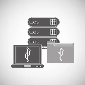 File design. Media icon. Flat illustration, vector graphic Stock Illustration