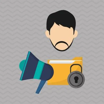 File design. Online concept. Isolated illustration, editable vector Illustrazione stock