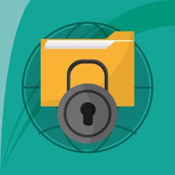 File design. Online concept. Isolated illustration, editable vector Illustrazione stock