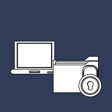 File design. Online concept. Isolated illustration, editable vector Illustrazione stock