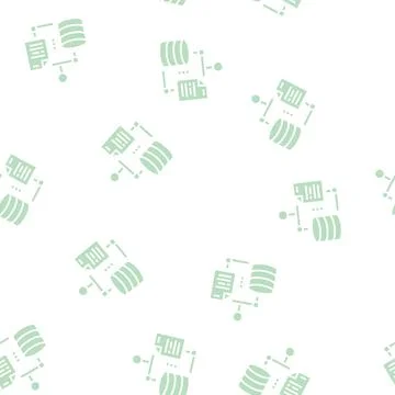 File digital processing glyph seamless pattern Stock Illustration