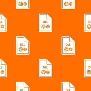 File DLL pattern seamless Stock Illustration