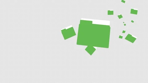 File doc organizing (matte) Stock Footage 138196380