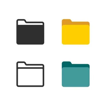 File (document) folder  Stock Illustration