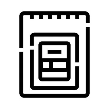 File document icon representing office communication Stock Illustration