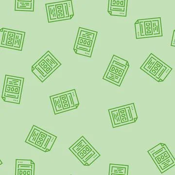 File document line seamless pattern Stock Illustration