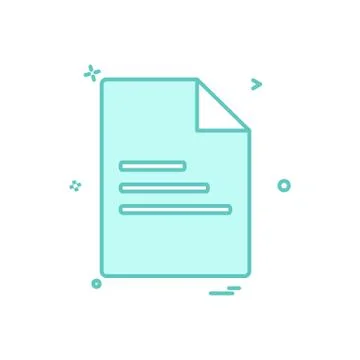 File document office icon vector design Ilustración de archivo