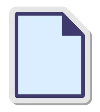 File document sign icon vector Stock Illustration