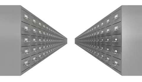 File drawer Stock Illustration