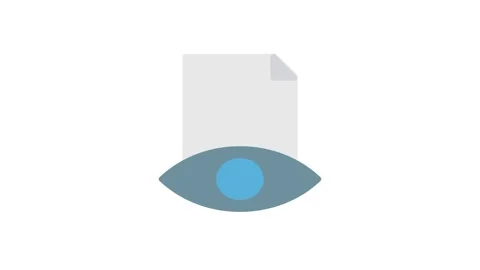 File explorer icon featuring a folder with a magnifying glass, symbolizing .. Stock Footage 334100847