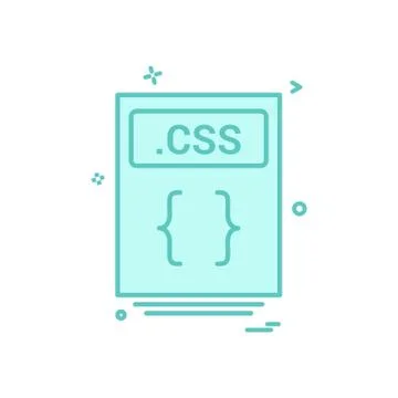 File files css icon vector design Stock Illustration