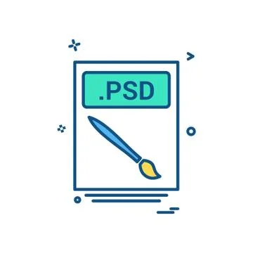 File files psd icon vector design Ilustración de archivo