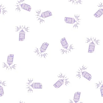 File filtration glyph seamless pattern sign 스톡 일러스트