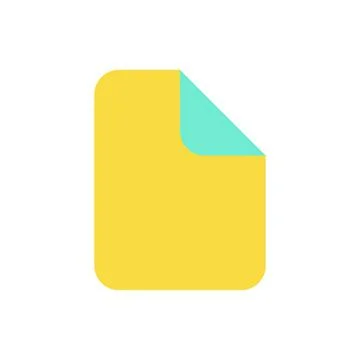 File flat color ui icon Illustrazione stock