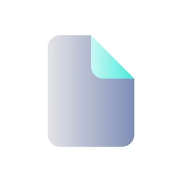 File flat gradient color ui icon イラスト素材