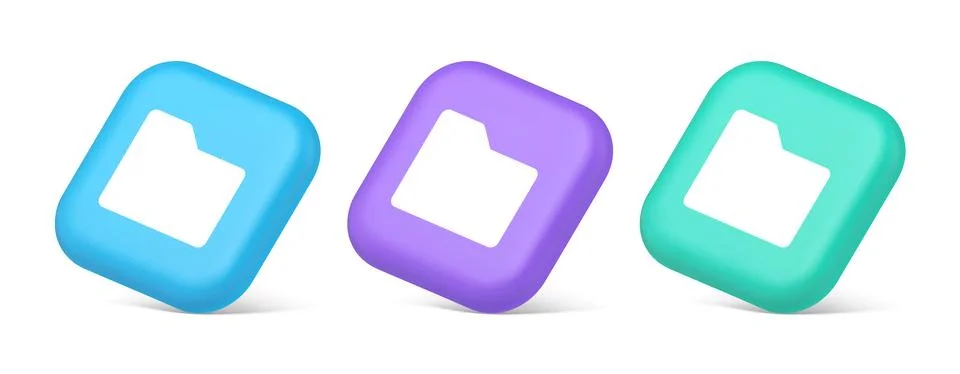 File folder archive directory button cyberspace digital document storage orga 스톡 일러스트