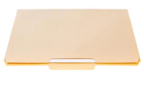 File folder for compiling info on various subjects Stock Photos