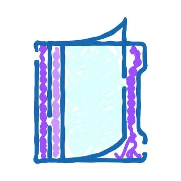 File folder document archive storage and organization Stock Illustration