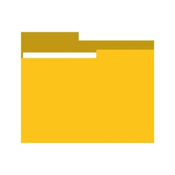 File folder document design Stock Illustration