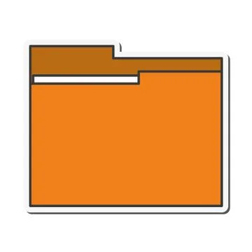 File folder document design Illustrazione stock