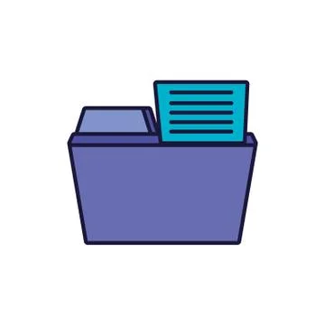 File folder document icon Stock-Illustration