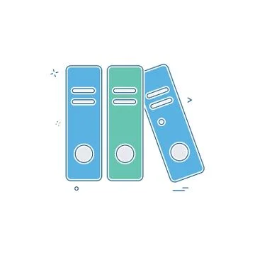 File folder document icon vector design Stock Illustration