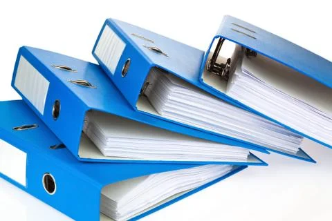 File folder with documents and documents 스톡 사진