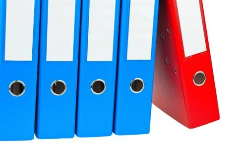 File folder with documents and documents Stock Photos