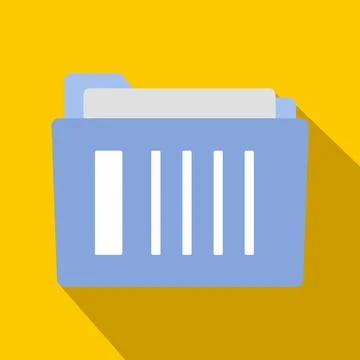 File folder flat icon イラスト素材