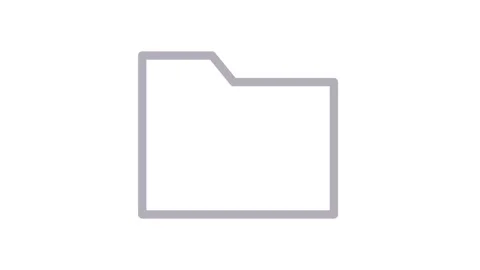 File folder icon featuring a padlock, symbolizing secure and protected docu.. 動画素材 334834141