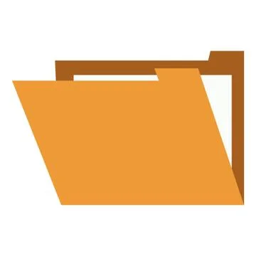 File folder icon Illustrazione stock