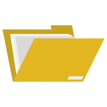 File folder icon Illustrazione stock