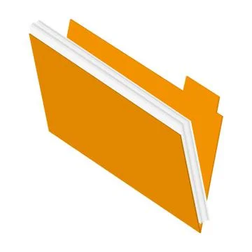 File folder icon Stock Illustration