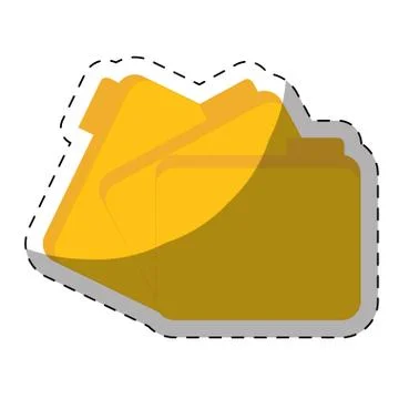 File folder icon image イラスト素材