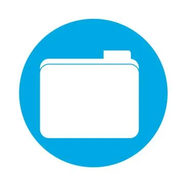 File folder icon image Stock Illustration