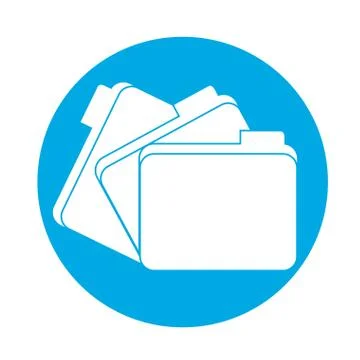 File folder icon image Stockillustratie