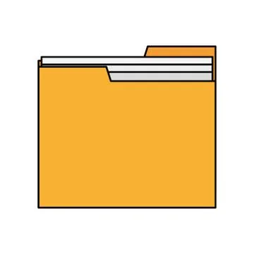 File folder icon image Stockillustratie