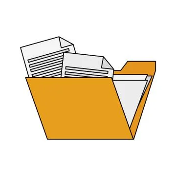 File folder icon image Stockillustratie