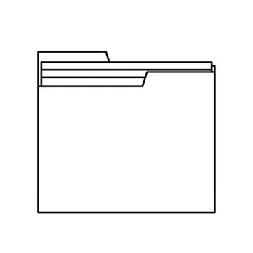 File folder icon image 스톡 일러스트