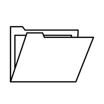 File folder icon image Stockillustratie