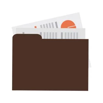 File folder icon image 库存插图