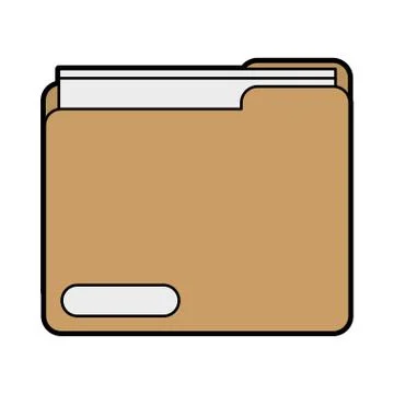 File folder icon image 库存插图