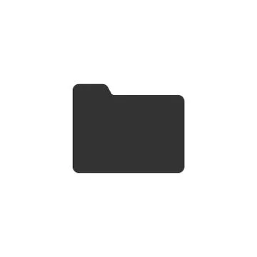 File, folder icon. Vector illustration, flat design. Иллюстрация