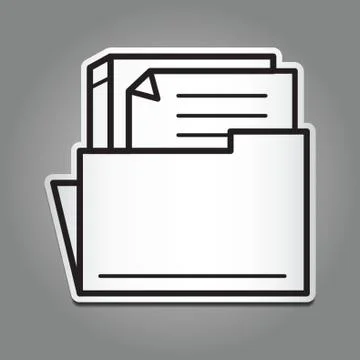 File Folder Illustrazione stock