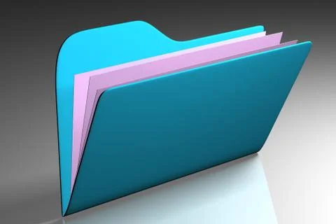 File folder Illustrazione stock