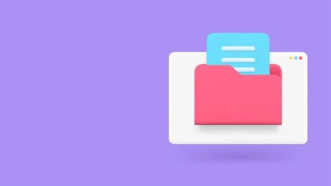 File folder info cloud storage organization internet archive data managemen.. 스톡 일러스트