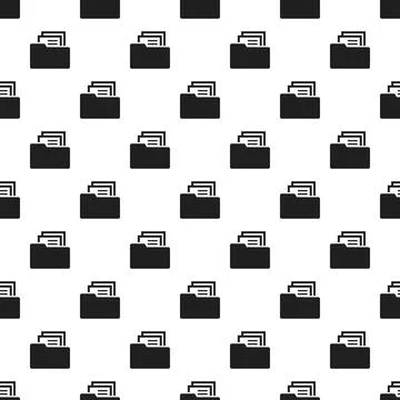File folder pattern seamless Stock Illustration